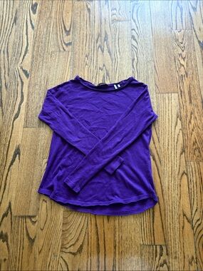 Women's Purple Long-Sleeve Lightweight Top